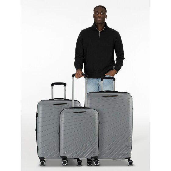 Benzi 5808 4 wheels Suitcase set 3-piece with expansion pleat