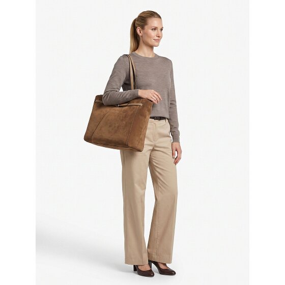 Boss Boss Revers Shopper Bag Genuine Leather 37 cm Laptop compartment