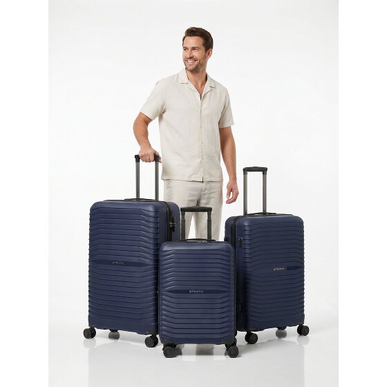 Stratic Shine 4 wheels Suitcase set 3-piece Expandable
