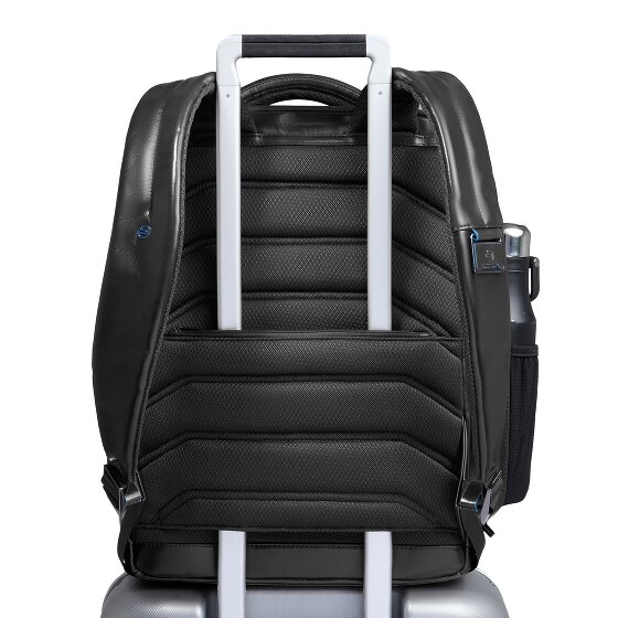 Piquadro Blue Square Daypack Leather 42 cm Laptop compartment