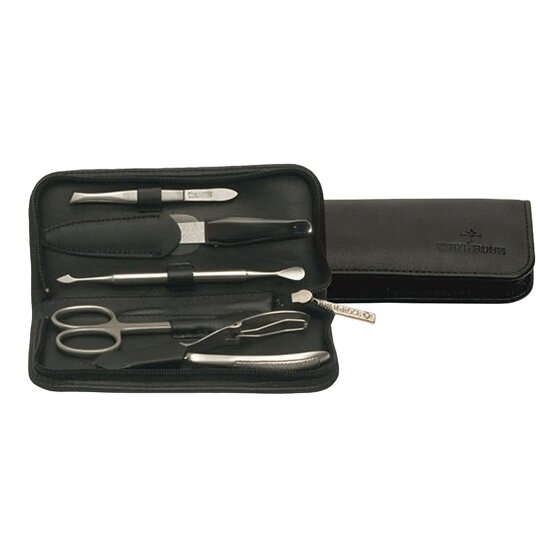 Windrose Nappa Jewelry box Leather 14 cm