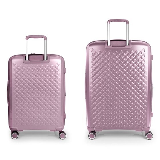 Gabol Queens 4 wheels Suitcase set 2-piece with expansion pleat