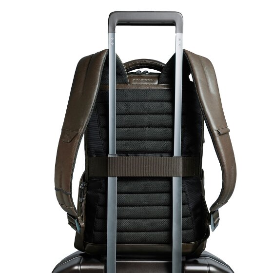 Piquadro Zaino Daypack Leather 40 cm Laptop compartment