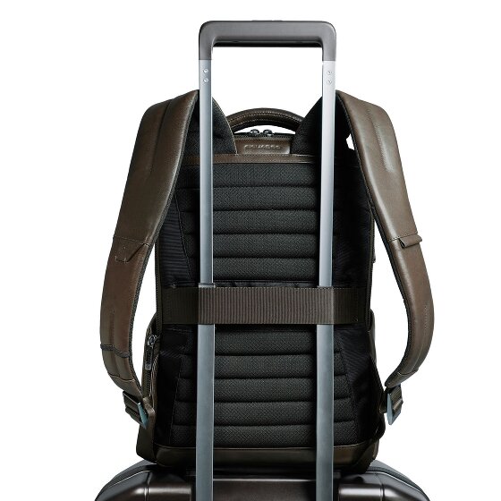 Piquadro Philip Daypack Leather 40 cm Laptop compartment
