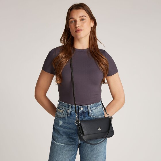 Calvin Klein Jeans Minimal Monogram Shoulder Bag 25 cm Calvin Klein Jeans Minimal Monogram Shoulder Bag 25 cm