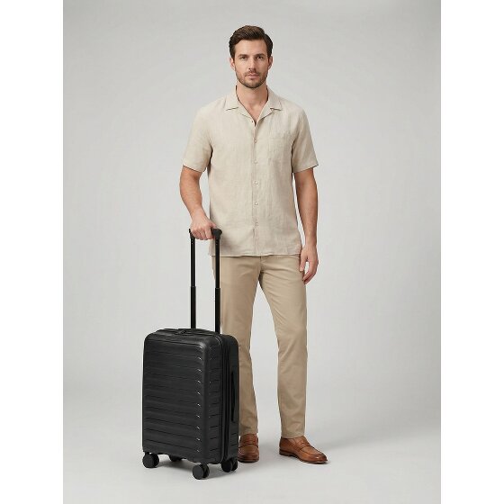 d&n Toronto 4 wheels Cabin trolley S 54 cm with expansion pleat