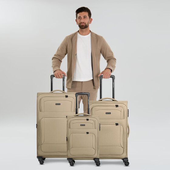 Smartbox Edition 04 4 wheels Suitcase set 3-piece with expansion pleat