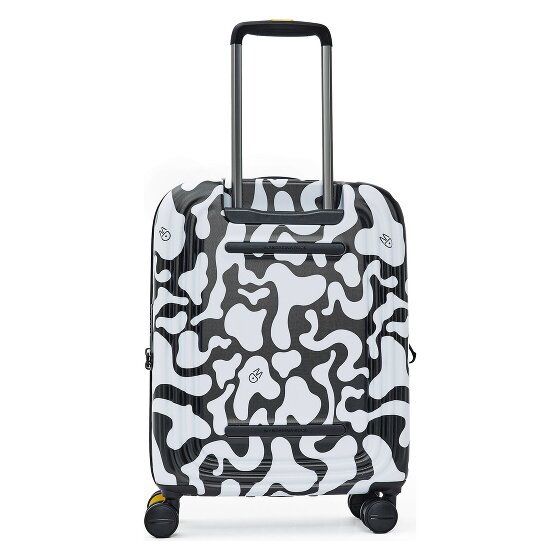Mandarina Duck Logoduck + Moire 4 wheels Cabin trolley 55 cm with expansion pleat