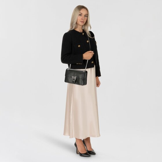 PINKO Love One Shoulder Bag Leather 26 cm