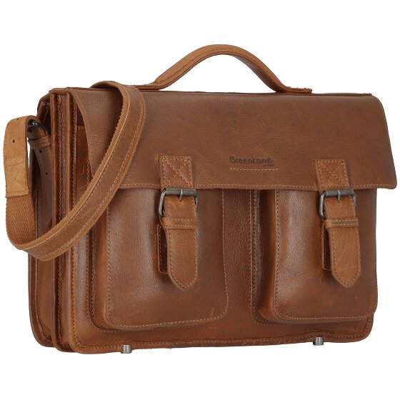 Greenland Nature Briefcase Genuine Leather 40 cm