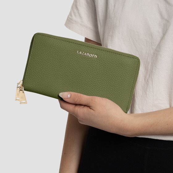 Lazarotti Bologna Leather Wallet RFID protection Leather 20 cm