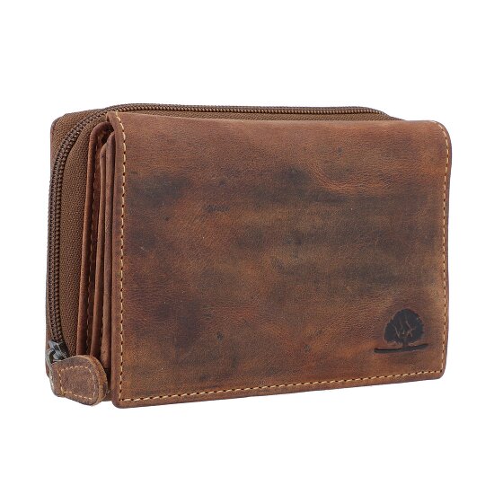 Greenburry Vintage wallet RFID leather 14 cm