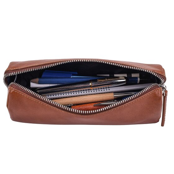 Leonhard Heyden Cambridge pencil case leather 20.5 cm