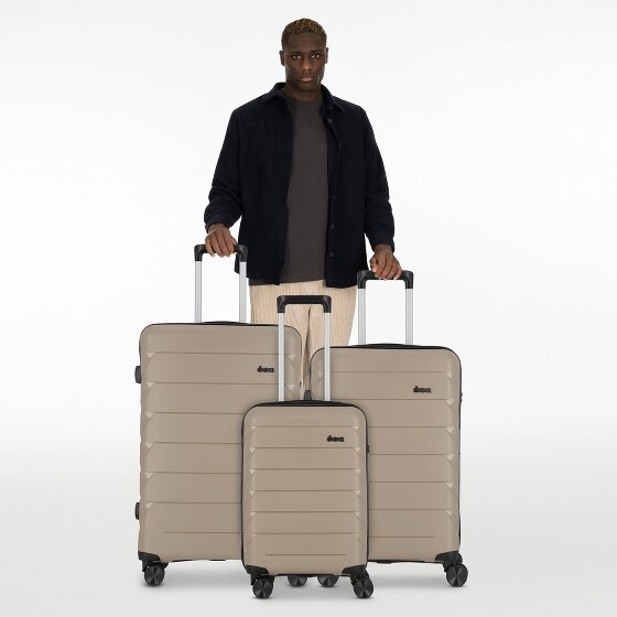 d&n Travel Line 4100 4 wheels Suitcase set 3-piece