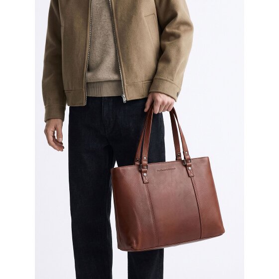 The Chesterfield Brand Alverino Shoulder Bag Genuine Leather 38 cm Laptop compartment