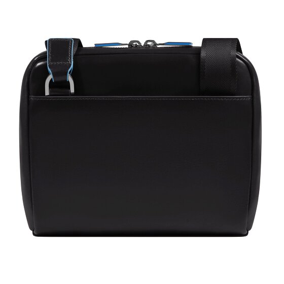 Piquadro Blue Square Shoulder bag Leather 21 cm