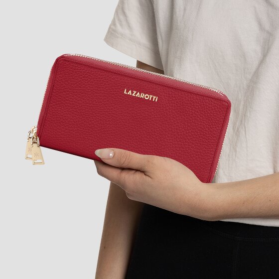 Lazarotti Bologna Leather Wallet RFID protection Leather 20 cm