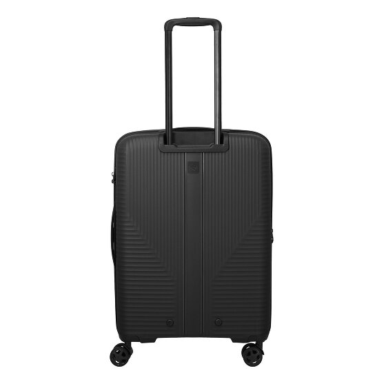 Travelite Air Stripe 4 wheels Trolley M 66 cm with expansion pleat
