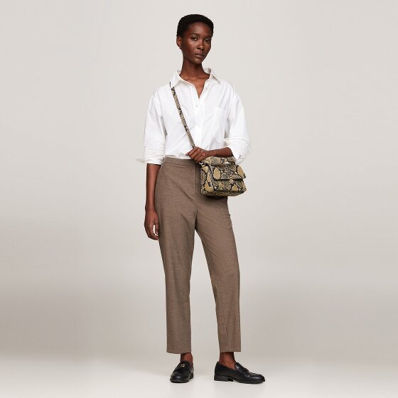 Tommy Hilfiger Luxe Leather Shoulder Bag Leather 23 cm