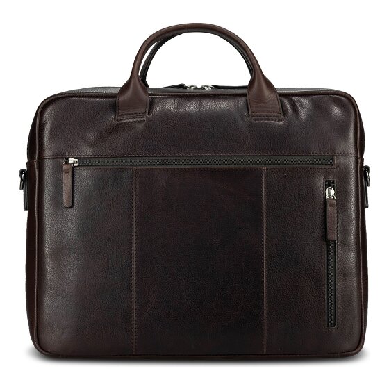 Jost London Briefcase Genuine Leather 38 cm Laptop compartment