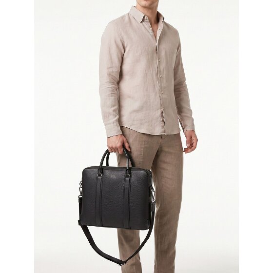 Boss Derwil Briefcase Genuine Leather 38 cm Laptop compartment