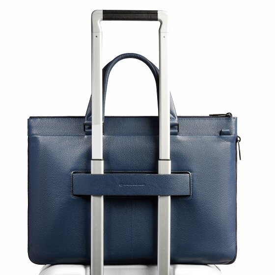 Piquadro Russel Briefcase RFID protection Leather 42 cm Laptop compartment