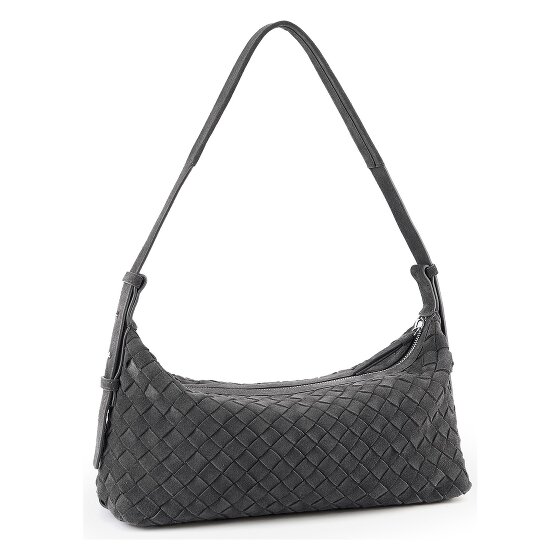 LES VISIONNAIRES Marie Shoulder Bag Genuine Leather 38 cm