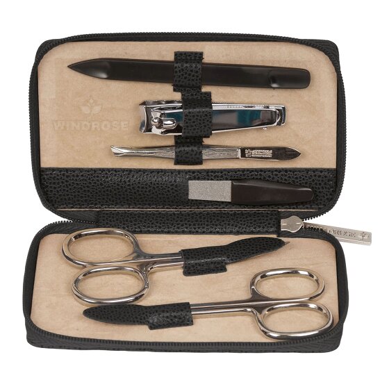 Windrose Beluga Jewelry box Leather 13 cm