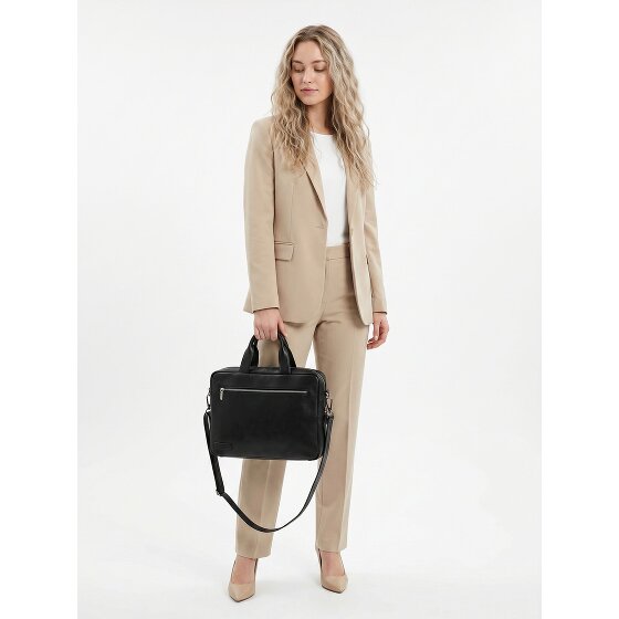 Plevier Jimmy Briefcase Genuine Leather 31 cm Laptop compartment