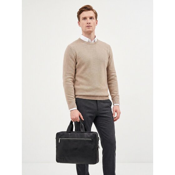 Plevier Jimmy Briefcase Genuine Leather 31 cm Laptop compartment