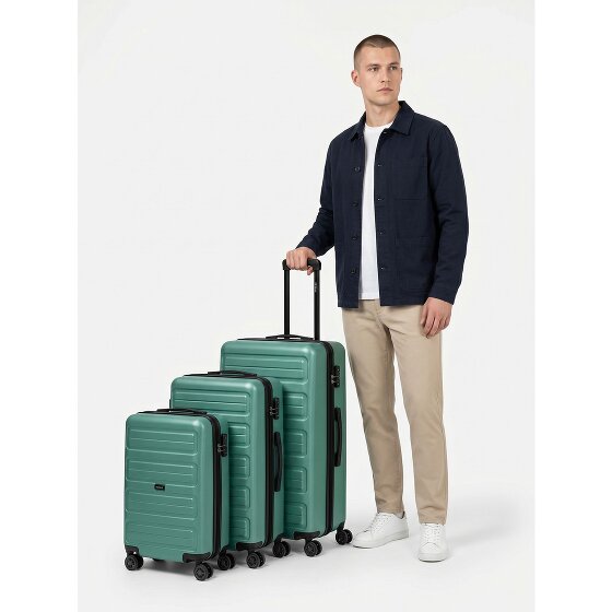 Redolz Essentials 08 3-SET 4 wheels Suitcase set 3-piece