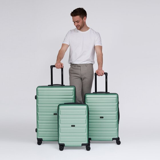 Redolz Essentials 08 3-SET 4 wheels Suitcase set 3-piece