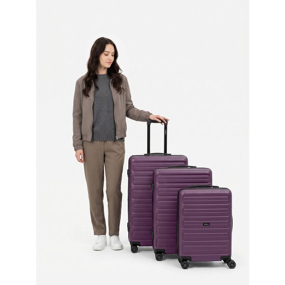 Redolz Essentials 08 3-SET 4 wheels Suitcase set 3-piece