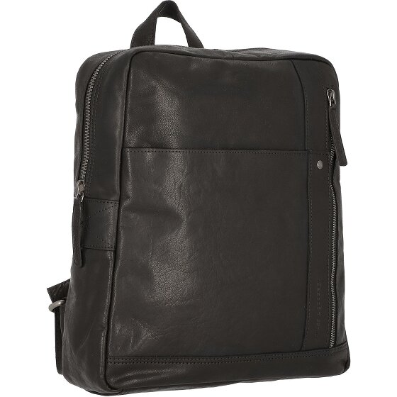 Spikes & Sparrow Bronco backpack leather 34 cm laptop compartment