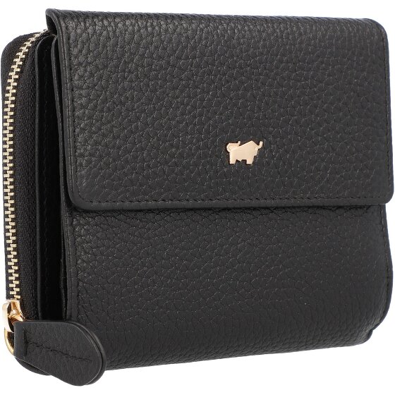 Braun Büffel Asti Wallet RFID protection Genuine Leather 12 cm