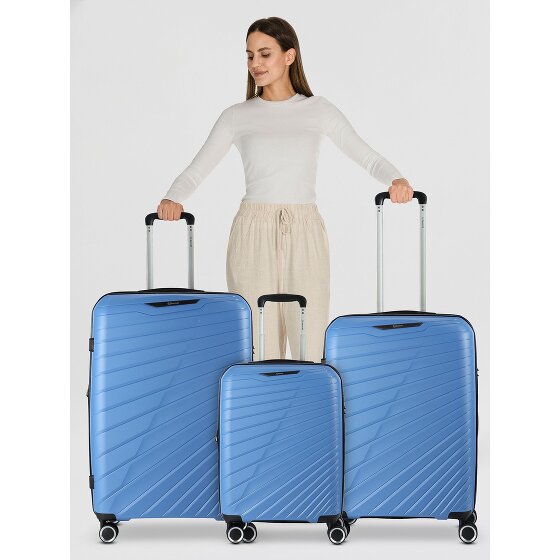 Benzi 5808 4 wheels Suitcase set 3-piece with expansion pleat