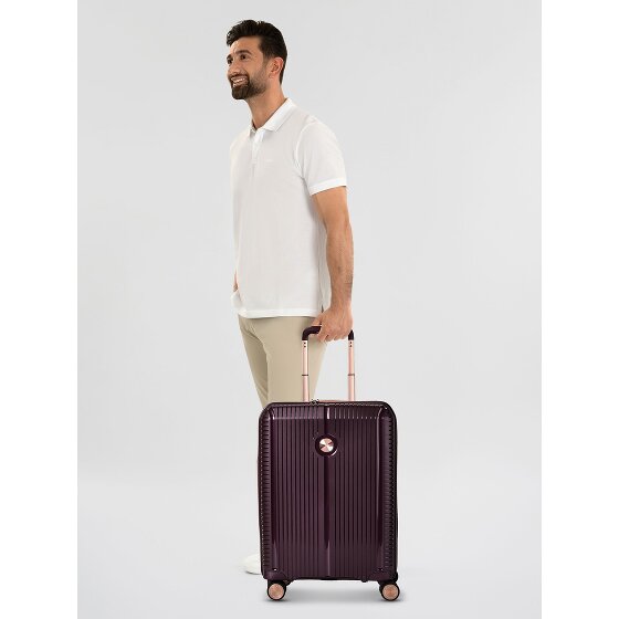 Polestream Paris 4 wheels Cabin trolley 55 cm with expansion pleat