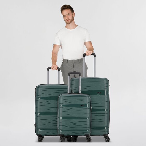 d&n Travel Line 4300 4 wheels Suitcase set 3-piece