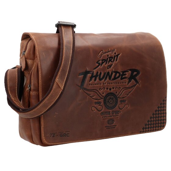 Greenburry Racing Collection Atlanta Briefcases Messenger Leather 36 cm