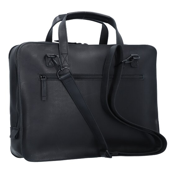 Jost Futura briefcase leather 38 cm laptop compartment