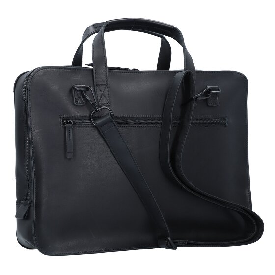 Jost Futura briefcase leather 38 cm laptop compartment