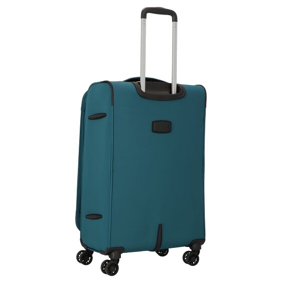 d&n Travel Line 9504 4 wheels Suitcase set 3-piece with expansion pleat