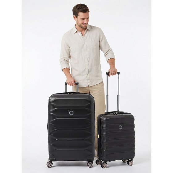 Delsey Paris Meteor 4-wheel Suitcase set S+L expandable gusset