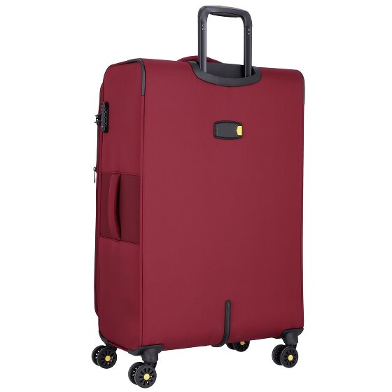 d&n Travel Line 9704 4 wheels Trolley L 78 cm with expansion pleat