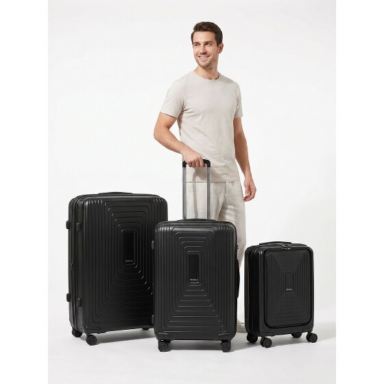 Redolz Essentials 14 4 wheels Suitcase set 3-piece Expandable