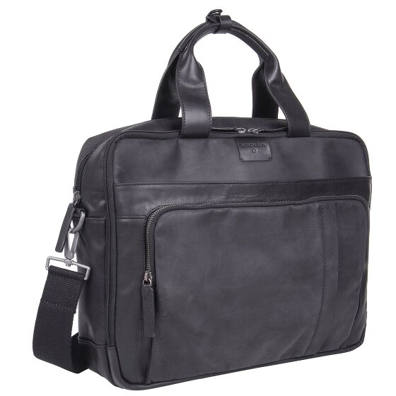 Strellson Brick Lane briefcase leather 39 cm laptop compartment