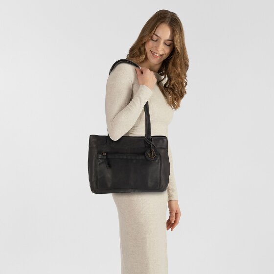 Harbour 2nd Urban Poets Zea Shopper Bag Genuine Leather 33 cm