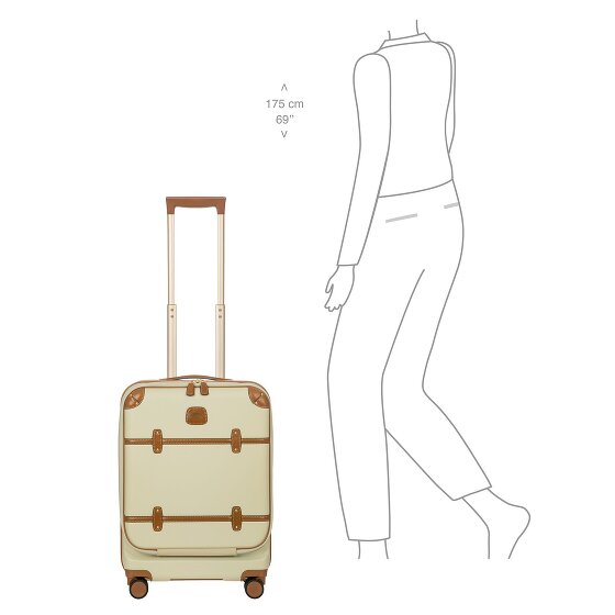 Bric's Bellagio 4 wheels Cabin trolley 55 cm with expansion pleat