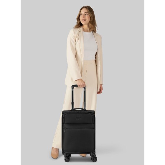 Bugatti Valencia Soft 4 wheels Cabin suitcase S 55 cm Expandable