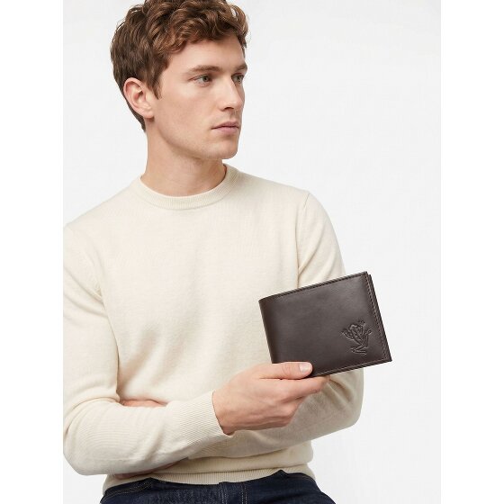 oxmox Leather Wallet RFID protection Genuine Leather 11 cm